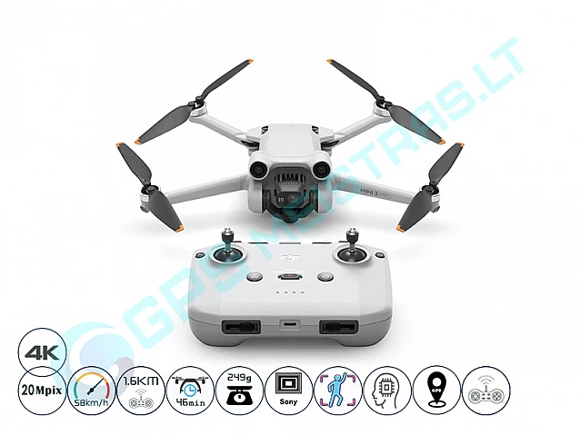 DJI Mavic mini 3 dronas