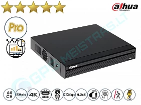 Dahua IP NVR įrašymo įrenginys 5464 4K