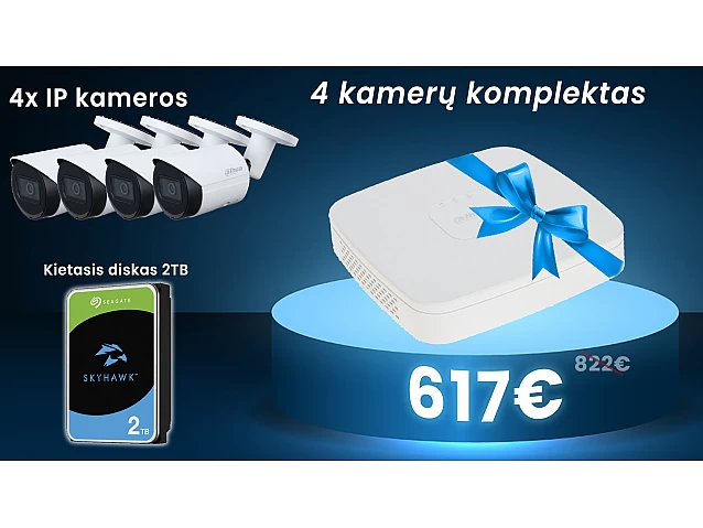 2231F cilindrinių kamerų komplektas 