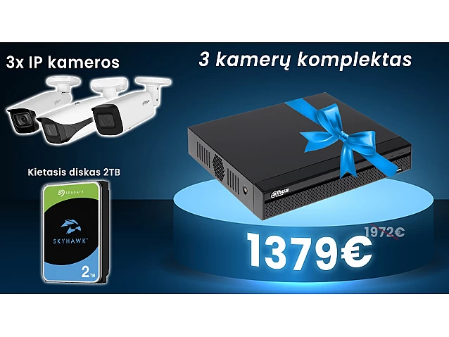 5842T-5442E-ZE-2841T-DAHUA kameru komplektas
