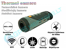 Termovizine silumos monokline kameraTermovizine silumos monokline kamera, TPC-M40-B13-G