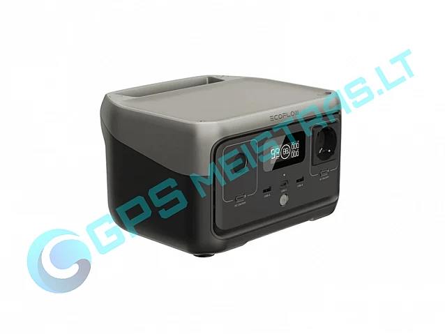 EcoFlow River 2 256Wh naujasis modelis saltinis saules panele