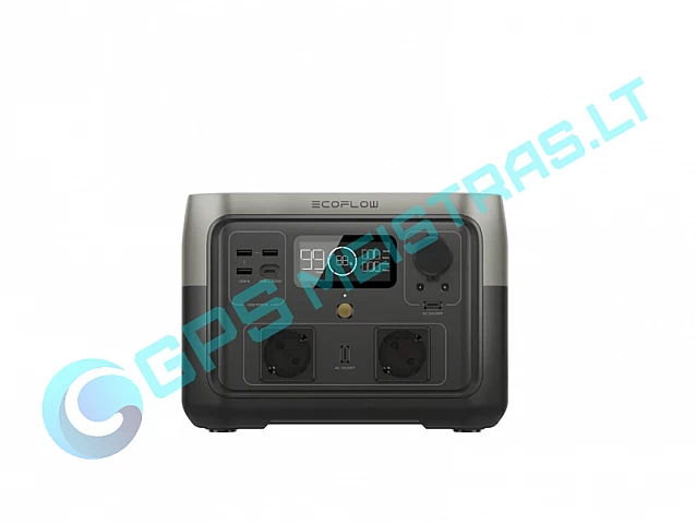EcoFlow River2 MAX 516Wh naujasis modelis saltinis saules panele