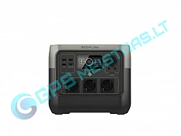 EcoFlow River2 PRO 768Wh naujasis modelis saltinis saules panele
