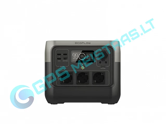 EcoFlow River2 PRO 768Wh naujasis modelis saltinis saules panele