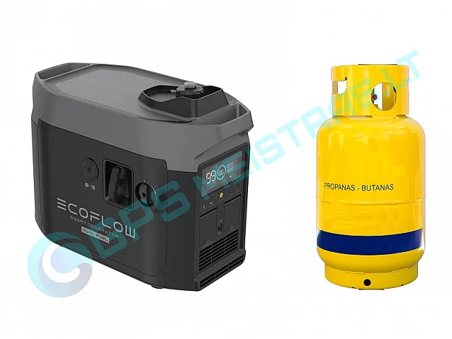 EcoFlow Smart benzininis su dujomis generatorius
