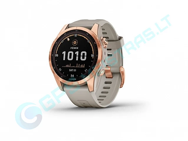 Garmin Fenix 7S Solar Rose gold/ light sand band