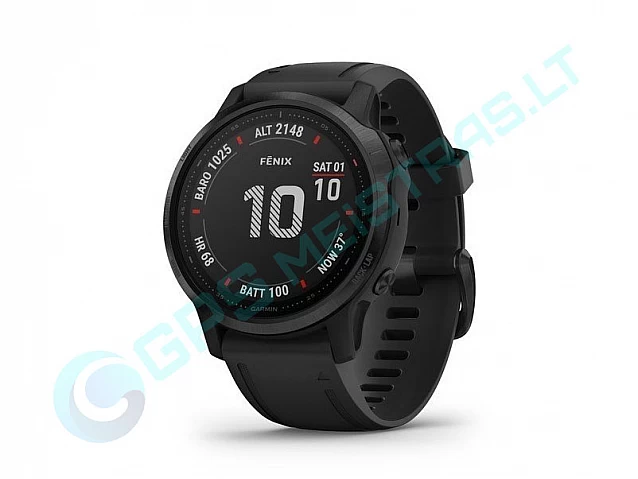  Išmanusis laikrodis Fenix 6S Pro Black/Black band