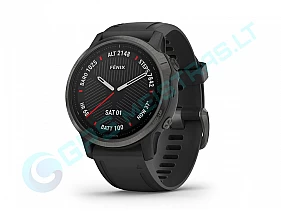  Išmanusis laikrodis fenix6s Sapphire CarbonGrey/Black 