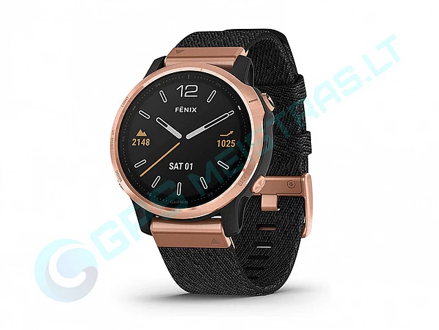 fenix6s Sapphire RoseGold/Black nylon b.