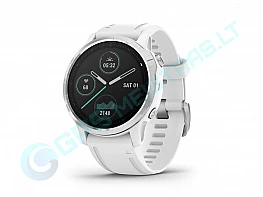 Išmanusis laikrodis fenix6s Silver/White band