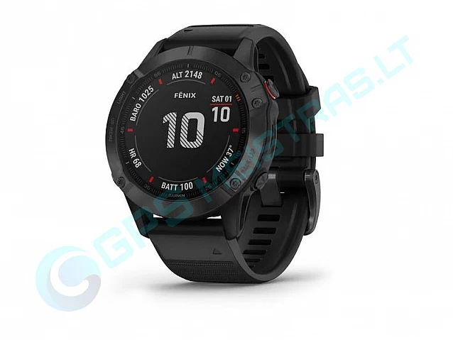 Išmanusis laikrodis fenix6 Pro Black band
