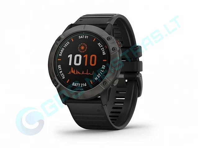 Išmanusis laikrodis fenix6 Solar Black