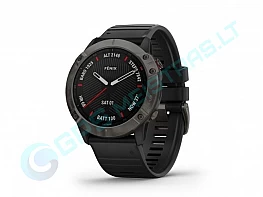 fenix6X Sapphire Carbon/Gray band