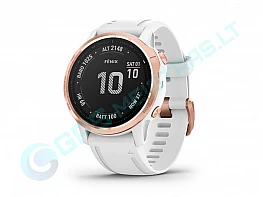 fenix6s Pro RoseGold/White band