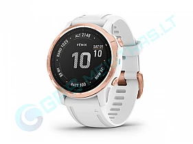 fenix6s Pro RoseGold/White band