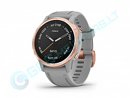 fenix6s Sapphire RoseGold/Gray band
