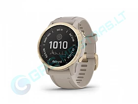 fenix6s Solar  Gold/Light Sand band