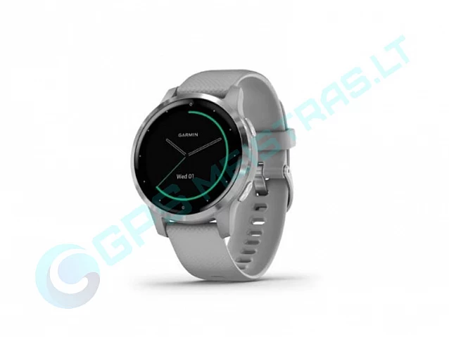 vivoActive4s Powder Gray / Silver band