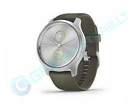 vivoMove Style Silver / Mose Green band