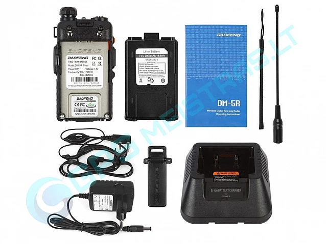 Radijo stotelė Baofeng DM-5R Plus