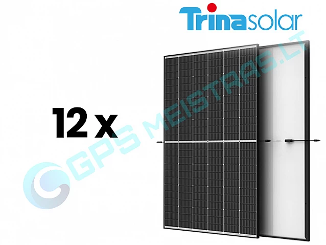 FOXESS 5kw inverteris ir TrinaSolar saulės moduliai 