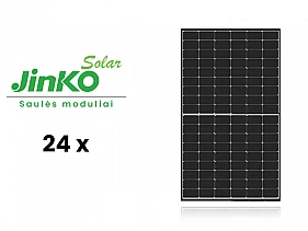 Fotovoltainis saulės modulis JinkoSolar JKM435N-54HL4R-V 435W 1500V Juoda