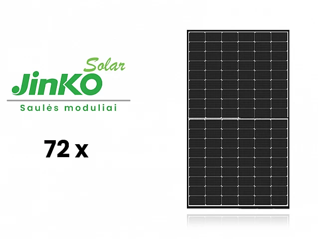 Fotovoltainis saulės modulis JinkoSolar JKM435N-54HL4R-V 435W 1500V Juoda