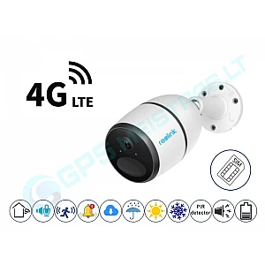 Reolink Go Plus 4G kamera su SIM ir baterija