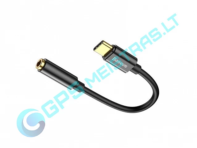 Adapteris USB C kištukas - 3.5mm stereo lizdas