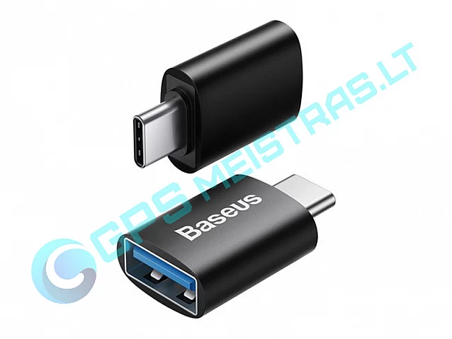 Adapteris USB C kištukas - USB3.1 A lizdas, su OTG funkcija