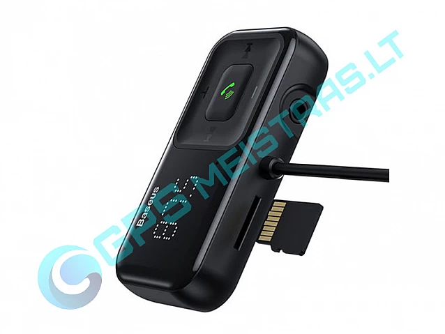 Automobilinis FM moduliatorius, įkroviklis su Bluetooth