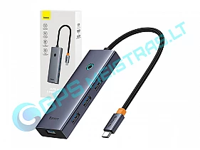 Jungčių stotelė / adapteris USB C kištukas - 2 rūšių jungtys