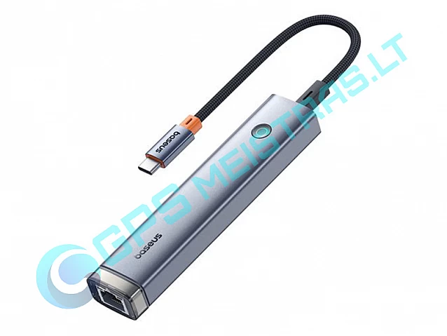 Jungčių stotelė / adapteris USB C kištukas - 4 rūšių jungtys 