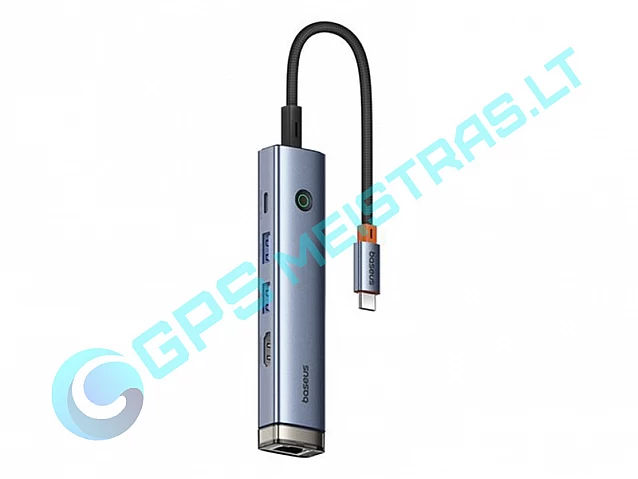 Jungčių stotelė / adapteris USB C kištukas - 4 rūšių jungtys 