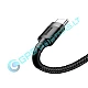 Kabelis USB A - USB C 2.0m QC3.0 su nailoniniu šarvu