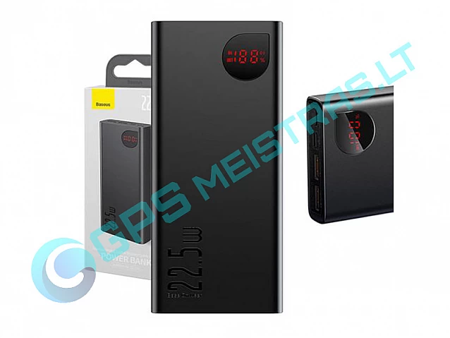 LiPo išorinis akumuliatorius (Powerbank) 20000mAh 22.5W