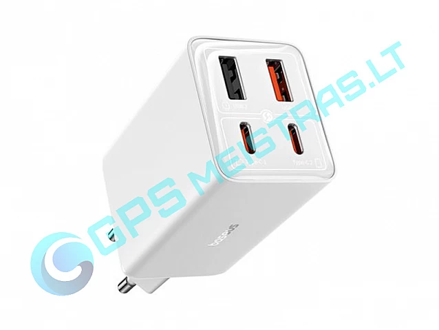 Sieninis įkroviklis 65W 2 x USB-A + 2 x USB-C