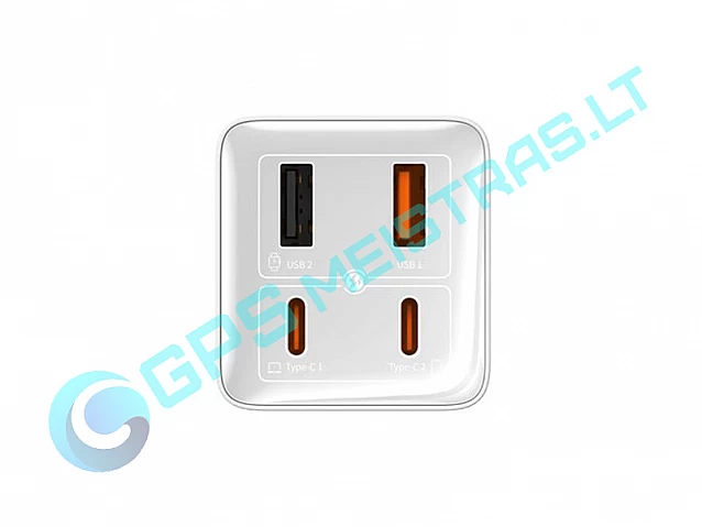 Sieninis įkroviklis Pro 100W 2 x USB-A + 2 x USB-C