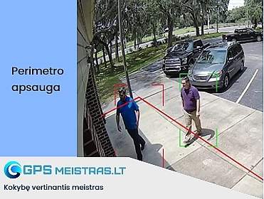 Perimetro apsauga vaizdo stebėjimo kamerose