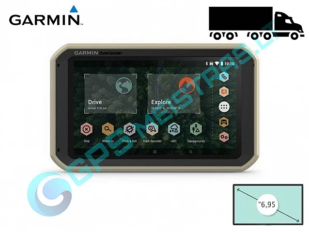Garmin Overlander universalus navigatorius bekelei