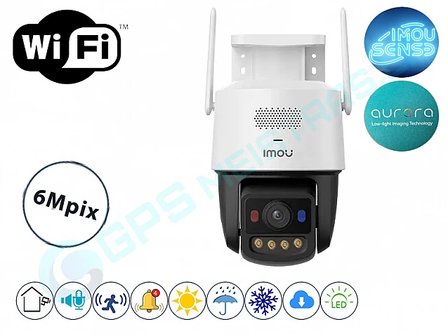 IMOU Aurora PRO su švyturėliais 6MP WiFi kamera