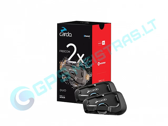 CardoScala Freecom 2x DUO motociklininkų įranga