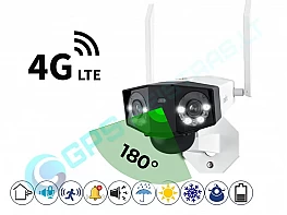 Reolink dvigubos akies 4K kamera su SIM, 4G, pakraunama