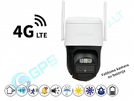 Reolink Trackmix kamera su SIM, 4G, dviejų objektyvų
