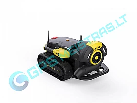 Yarbo robotas su lapų pūstuvo moduliu