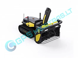 Yarbo robotas su sniego pūstuvo moduliu