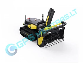Yarbo robotas su sniego pūstuvo moduliu