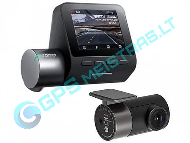 70mai Dash Cam A500s vaizdo registratorius su galine kamera
