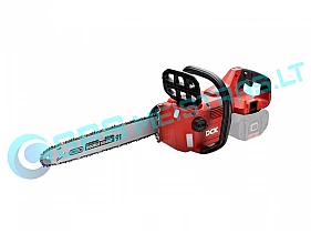 DCK akumuliatorinis bešepetėlinis grandininis pjūklas 45 cm, 58V be akumuliatoriaus